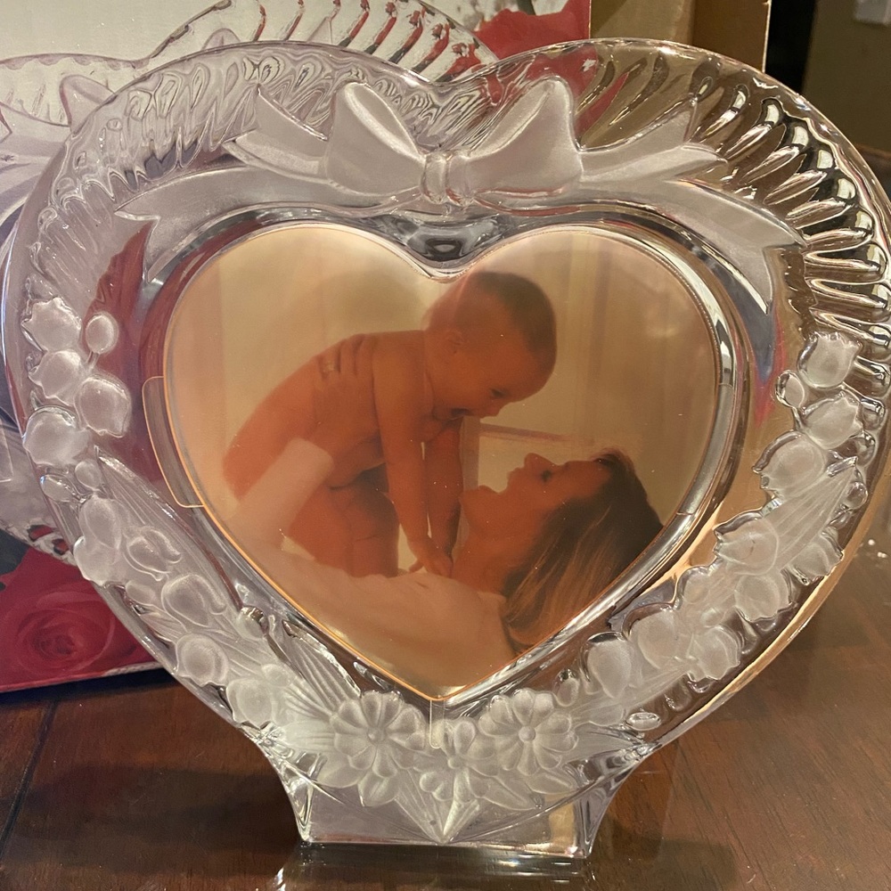 Crystal Heart Picture Frame